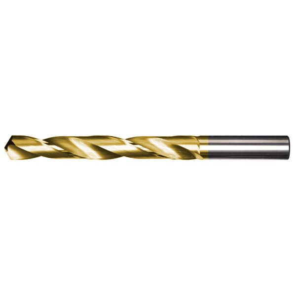 F .2570x2x.2570x3-1/4 2FL 118 Degree 4 Facet Point Drill, PowerT